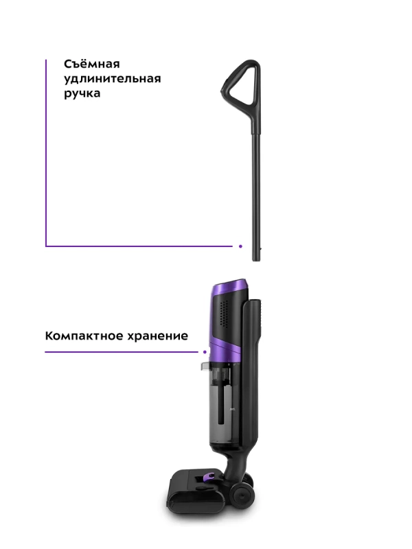 Моющий пылесос вертикальный КТ-5176 - 200 Вт