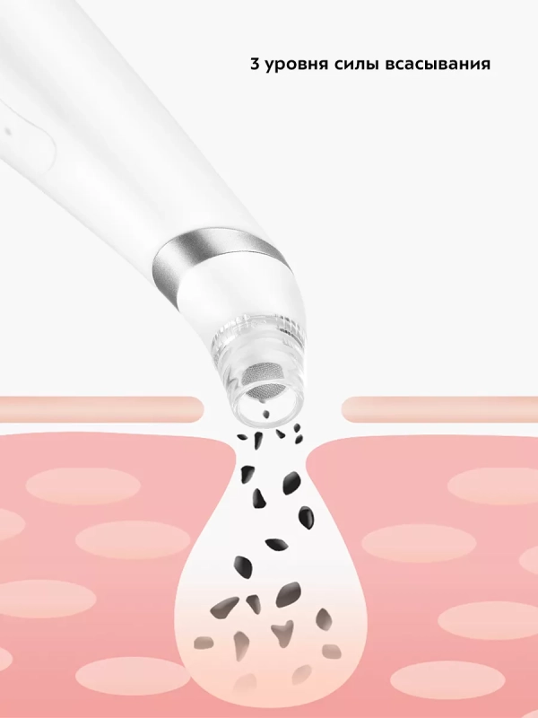 Вакуумный очиститель пор КТ-3125 чистка кожи лица