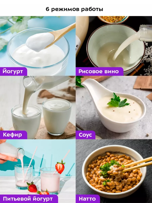 Йогуртница электрическая КТ-6296 - 30 Вт