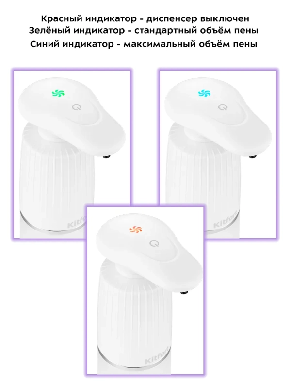 Диспенсер для мыла сенсорный КТ-2073 350 мл