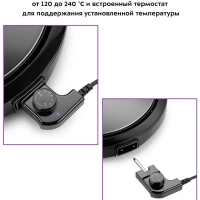 Электрогриль КТ-1680 гриль электрический - 1750 Вт