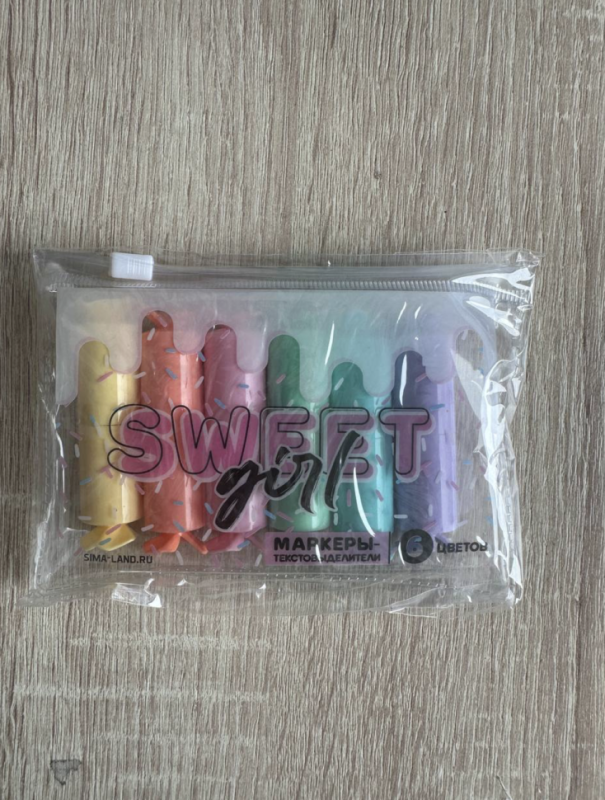 Набор текстовыделителей Sweet girl