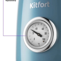 Чайник электрический металлический КТ-6147 - 1.7 л