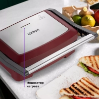 Бутербродница электрическая сендвичница КТ-3619 - 750 Вт