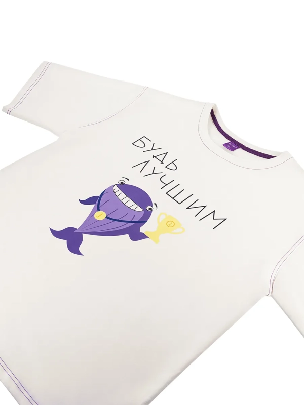 Футболка белая КТ-9856