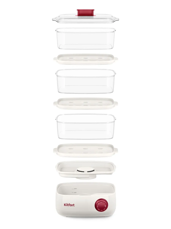 Пароварка электрическая с таймером КТ-6830 - 800 Вт