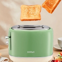 Тостер для хлеба техника для кухни КТ-4004 - 2 слота