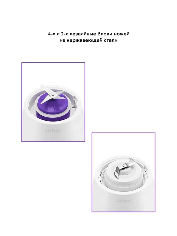 Блендер стационарный с чашей КТ-3054 (2 в 1) - 500 Вт