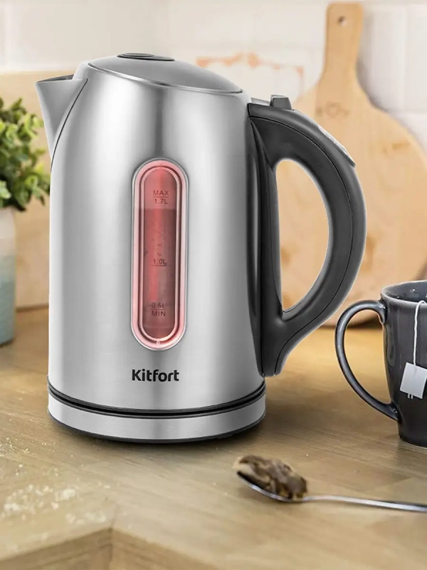 Чайник электрический металлический КТ-6106 - 2200 Вт