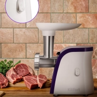 Мясорубка электрическая с насадками КТ-2119 - 350 Вт