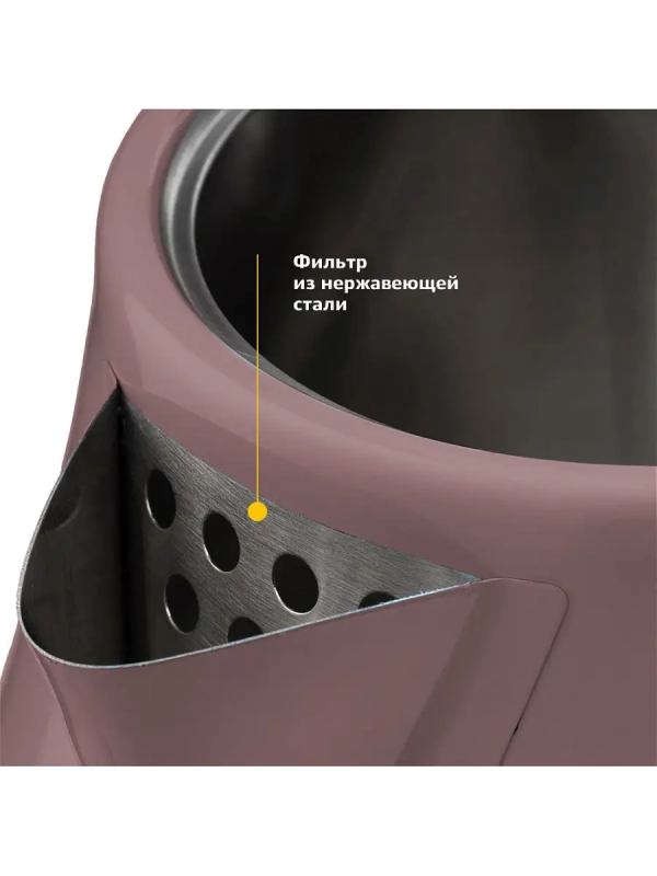 Чайник электрический металлический КТ-642 - 1.7 л