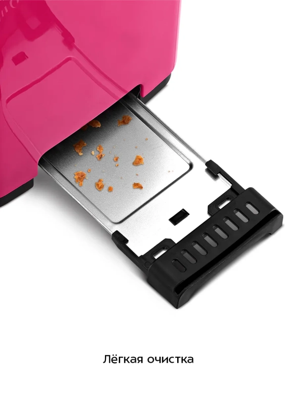 Тостер для хлеба с поддоном для крошек КТ-6409 - 750-900 Вт