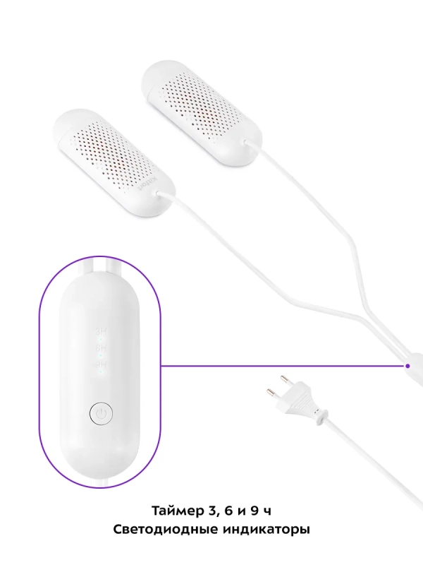 Сушилка для обуви электрическая КТ-6065 - 12 Вт