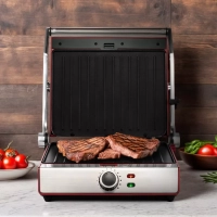 Электрогриль КТ-3629 двусторонний гриль электрический 2 в 1