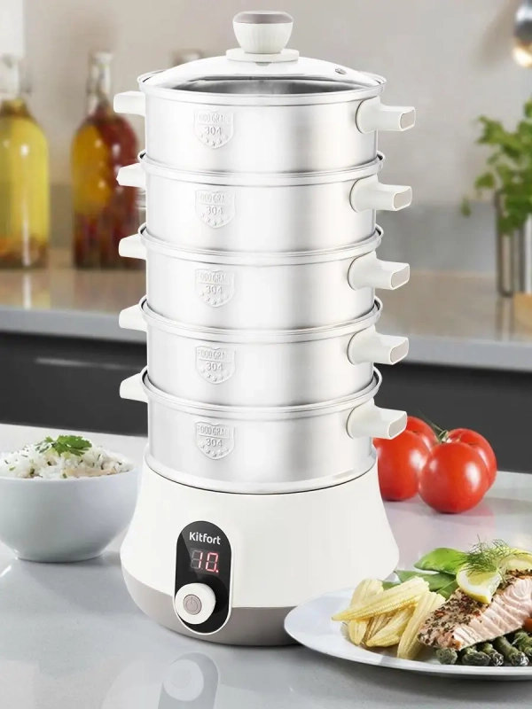 Пароварка электрическая КТ-2035 - 600 Вт