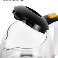 Чайник электрический стеклянный КТ-6633 - 1.7 л