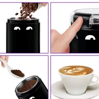 Кофемолка электрическая роторная КТ-7116 - 200 Вт