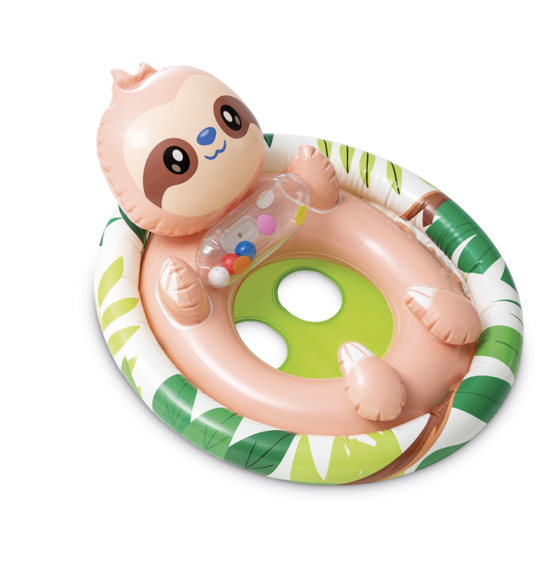 Круг для плавания &laquo;Зверюшки&raquo;, с сиденьем, от 3-4 лет, ленивец