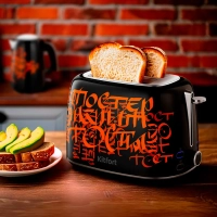 Тостер для хлеба с поддоном для крошек КТ-6464 - 920-1080 Вт