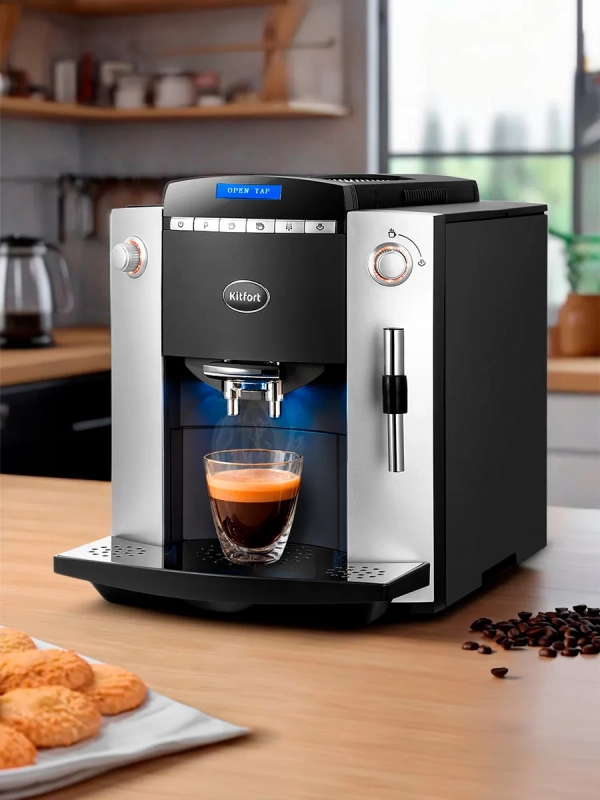 Автоматическая кофемашина с капучинатором КТ-7320 - 1400 Вт