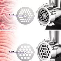 Мясорубка электрическая с насадками КТ-2117 - 300 Вт