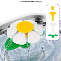Поилка для кошек автоматическая фонтанчик КТ-4048 - 2.5 л