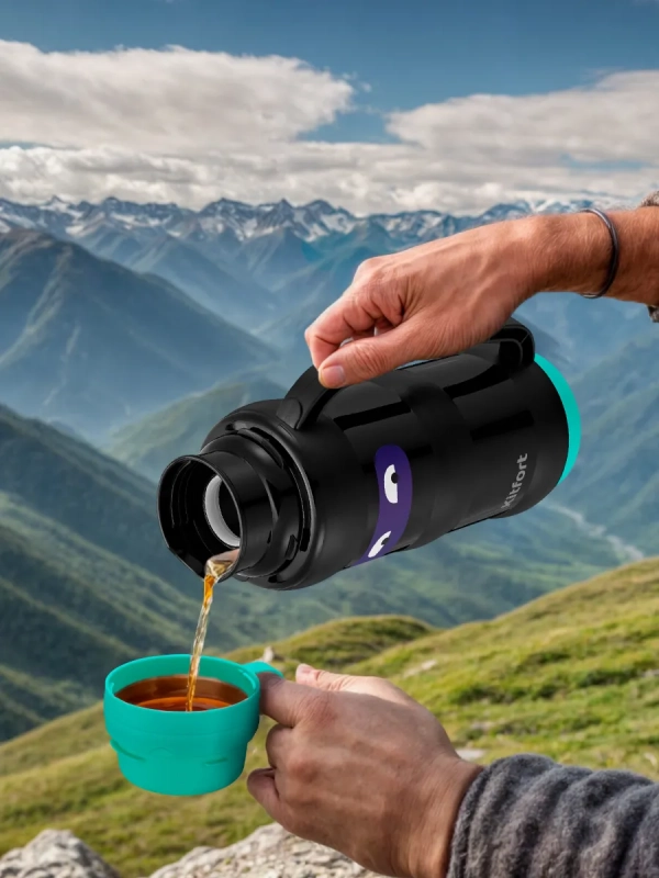 Термос для чая и кофе КТ-1234 - 1 л