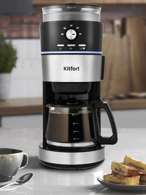 Кофемашина капельная КТ-737 - 1000 Вт - 1.25 л