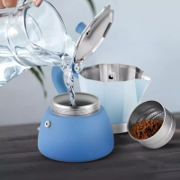 Кофеварка гейзерная для плиты КТ-7151 - 340 мл