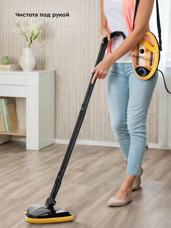 Пароочиститель для дома для уборки КТ-9158 - 1300 Вт