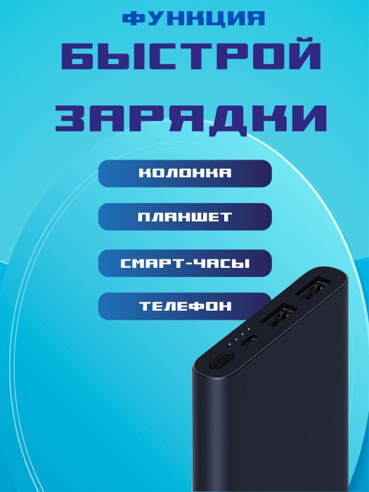 Xiaomi Power Bank 10000 мАч