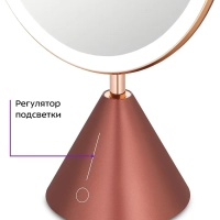 Косметическое зеркало с подсветкой и увеличением КТ-4121