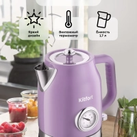 Чайник электрический металлический КТ-6147 - 1.7 л