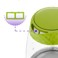 Чайник электрический стеклянный с подсветкой КТ-6123 - 2 л