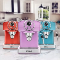 Кофеварка рожковая электрическая КТ-7125 - 1465 Вт 1.8 л