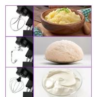 Цельнометаллический планетарный миксер кухонный КТ-3435