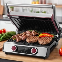 Электрогриль "2 в 1" гриль электрический КТ-3631 - 2200 Вт
