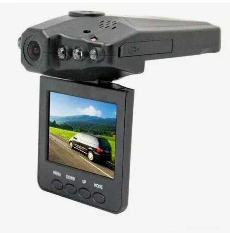 Автомобильный видеорегистратор с поворотным дисплеем