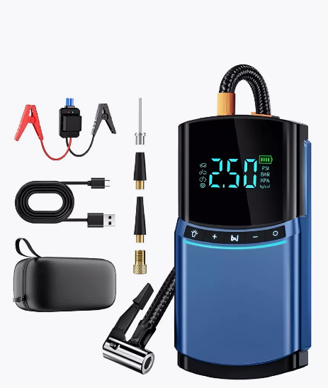 Портативное пусковое устройство с компрессором 4в1 Портативное пусковое устройство с компрессором 4в1