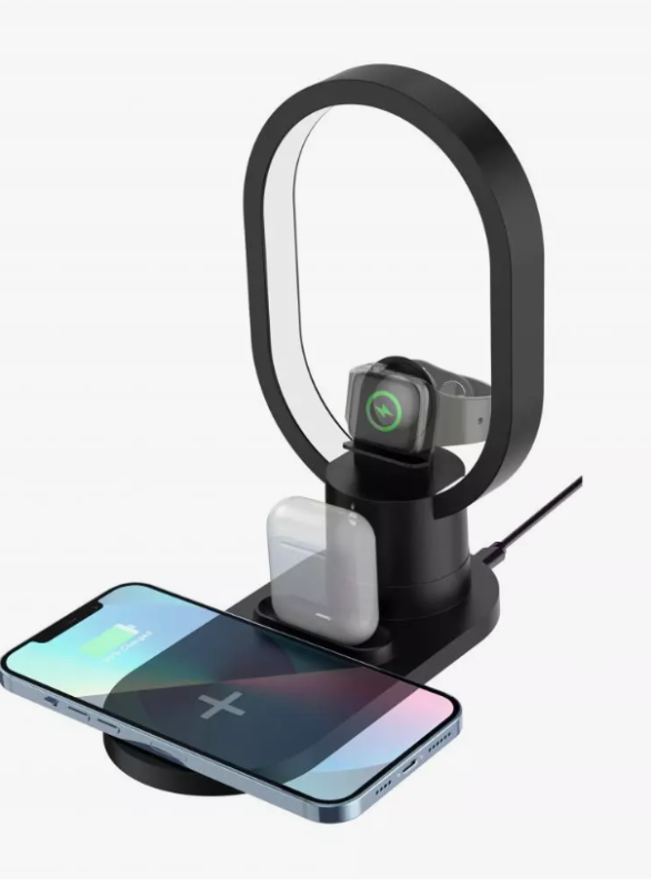 Беспроводная зарядка 4в1 AY-41 с подсветкой