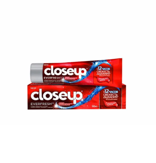 гелевая зубная паста с фтором closeup everfresh