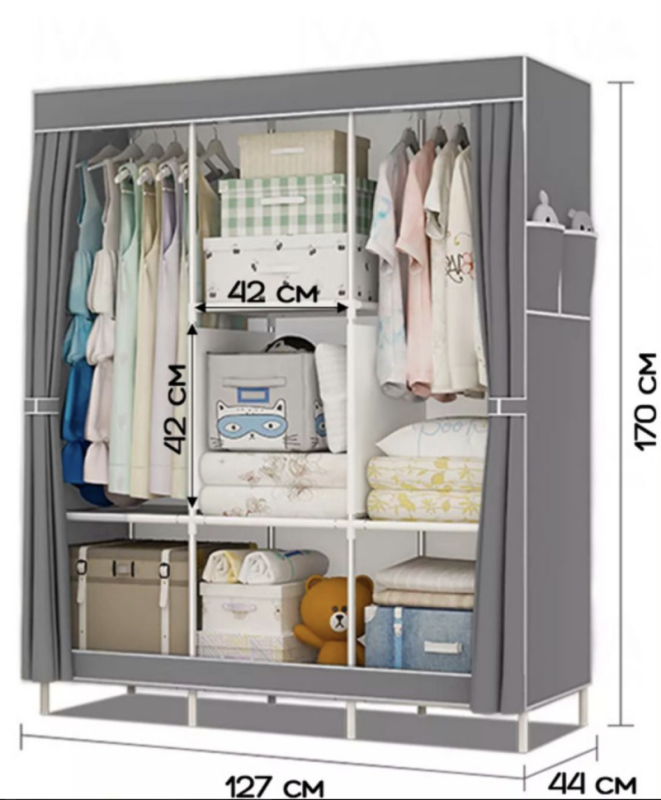 Шкаф 3 секции