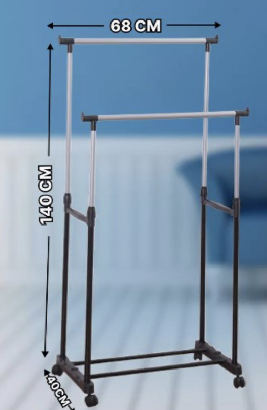 Вешалка напольная для одежды в прихожую металлическая