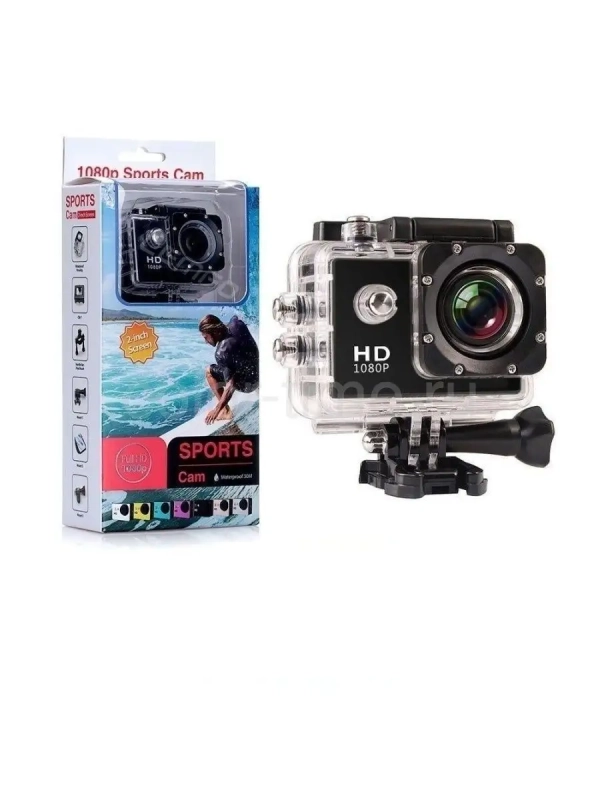 Экшен камера D600 черная