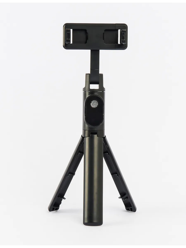Монопод-трипод с блютуз пультом P20 черный