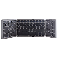Складная беспроводная клавиатура B089 (серый)