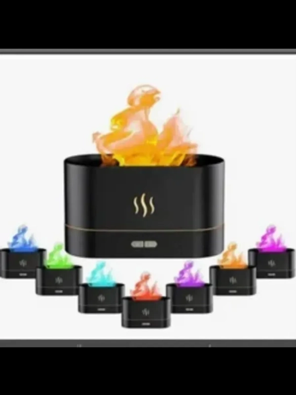 Увлажнитель воздуха с подсветкой Ароматерапевтический DQ701A черный