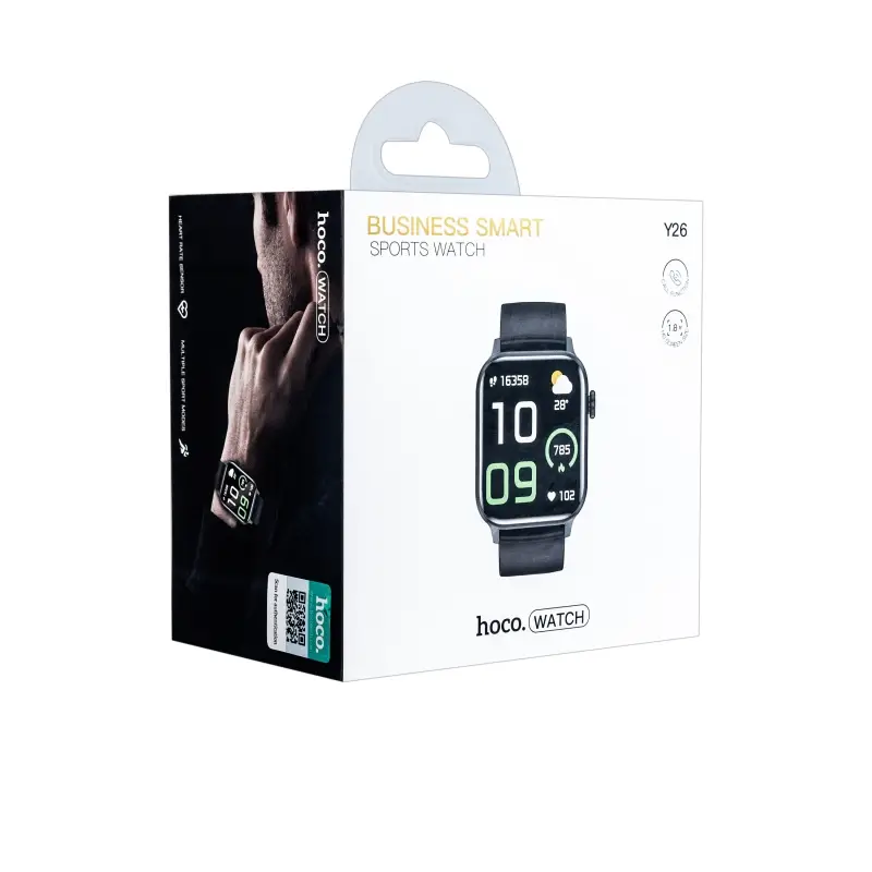Смарт часы HOCO Y26 Smart sports черные