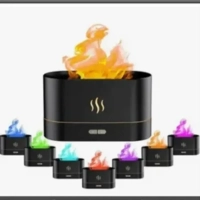 Увлажнитель воздуха с подсветкой Ароматерапевтический DQ701A черный