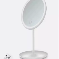 Настольное зеркало для макияжа с подсветкой MIRRORLIGHT- А1 белое